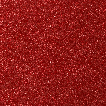 Siser EasyPSV Permanent Glitter Vinyl Sheet - Brick Red - 12 x 12 in