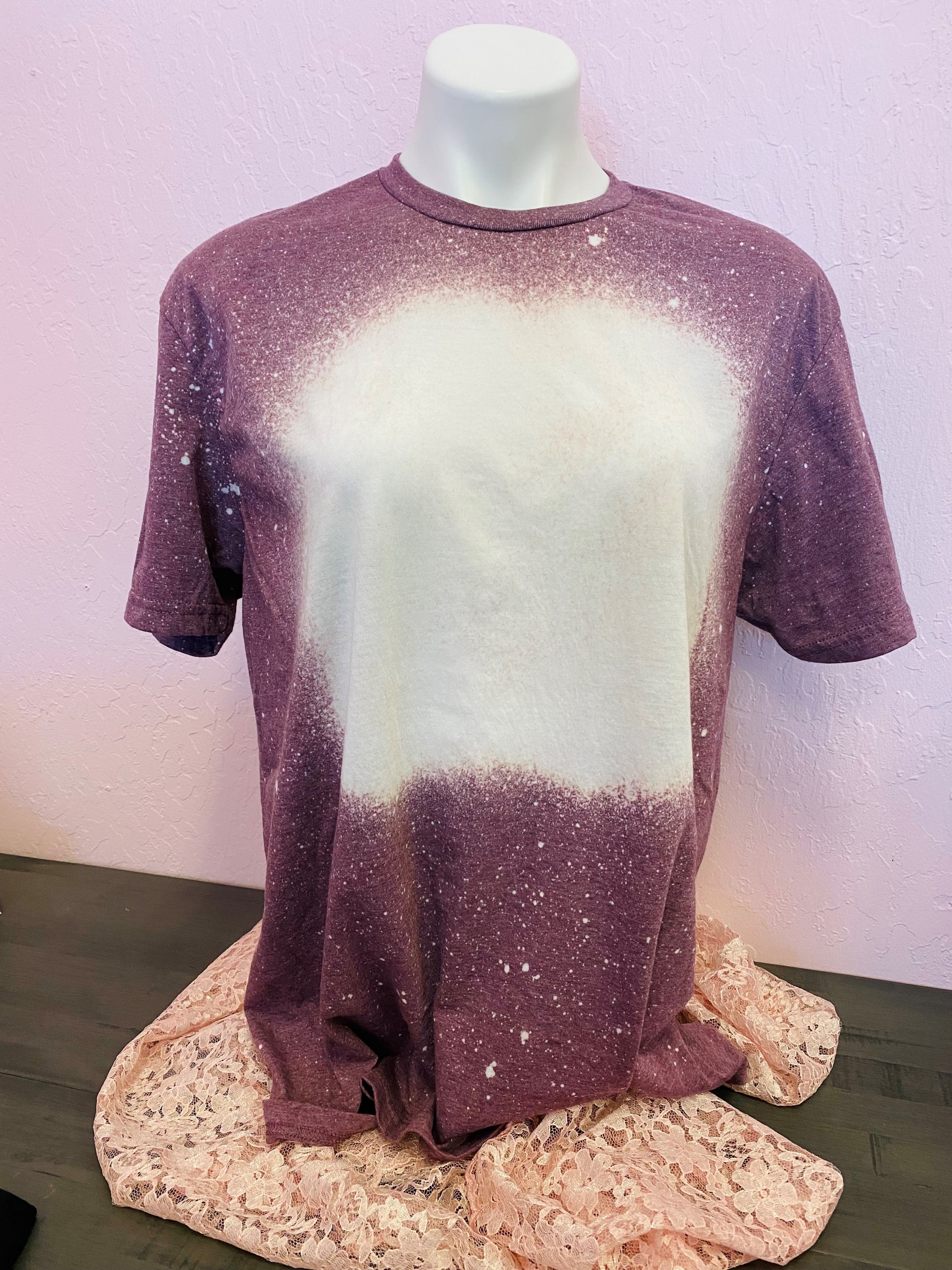 Maroon bleached online sweatshirt