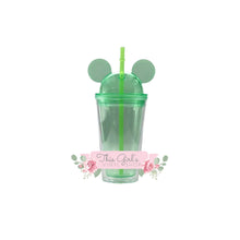 Load image into Gallery viewer, Mouse Ear Green Tumbler | This Girls Vinyl Shop
