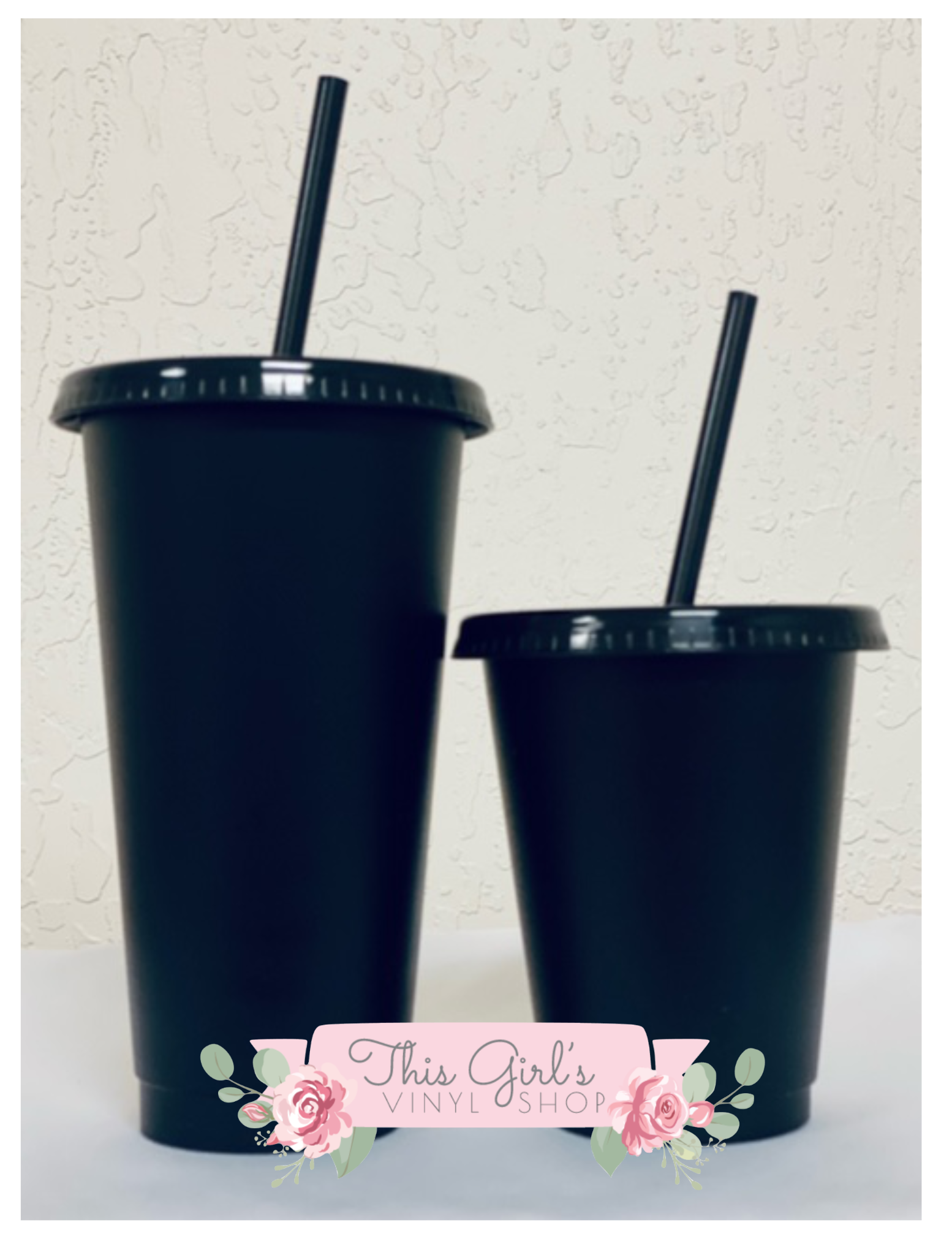 Glitter Plastic Cups with Straws and Lid,5 Packs 24 oz. Colorful Glitter  Reusable Cups ,Elegant Plastic Party Cups Wedding Decorations,Summer Coffee